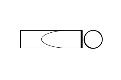 Зубило для пневматического инструмента Comprag D17,25, длина 304 (18191004)